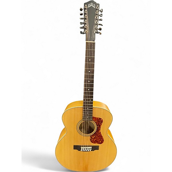Used Guild f-2512e Natural 12 String Acoustic Guitar