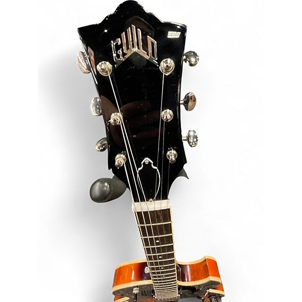 Used Guild sf-1sc/atb Tobacco Burst Hollow Body Electric Guitar