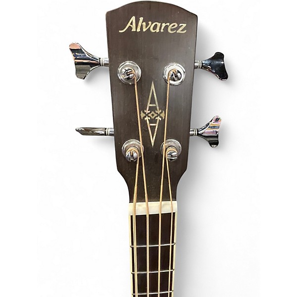 Used Alvarez AB60CE Natural Acoustic Bass Guitar