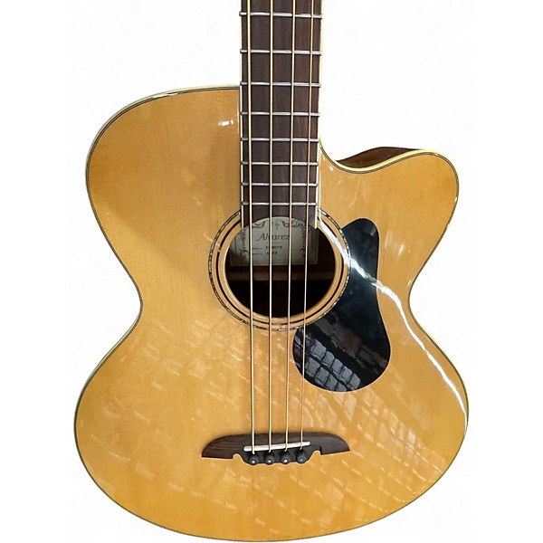 Used Alvarez AB60CE Natural Acoustic Bass Guitar