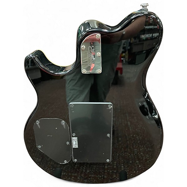 Used Sterling by Music Man SUB AXIS TRANS BLACK Solid Body Electric Guitar