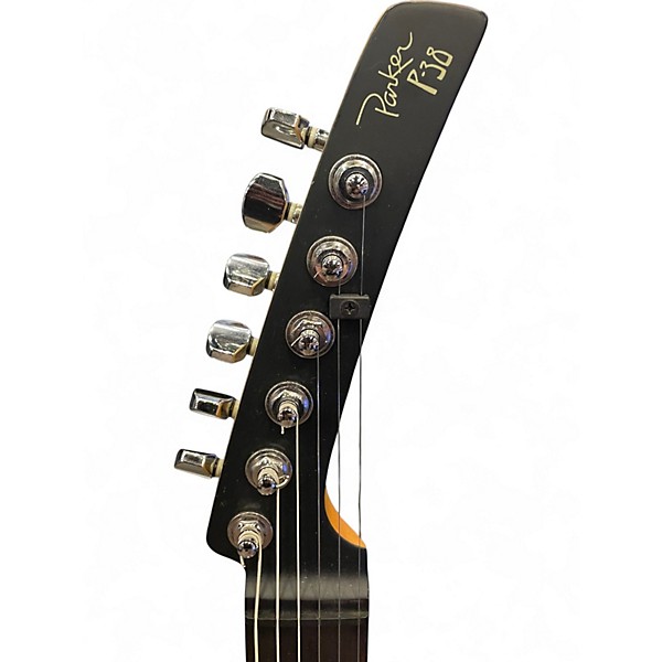 Used Parker Guitars p38 Black Solid Body Electric Guitar