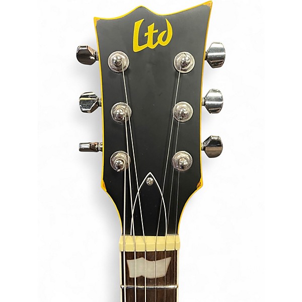 Used ESP LTD EC-256 Distressed Honey Solid Body Electric Guitar