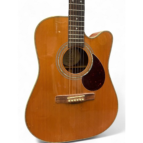 Used Greg Bennett Design by Samick D14CE Natural Acoustic Electric Guitar