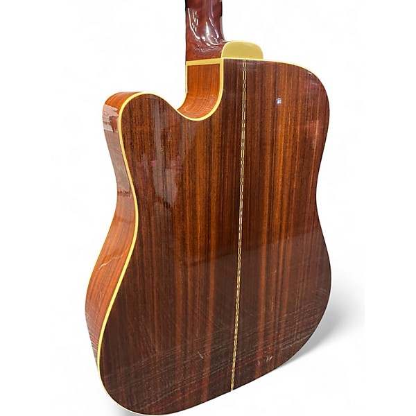 Used Greg Bennett Design by Samick D14CE Natural Acoustic Electric Guitar