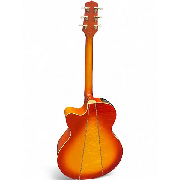 Used Takamine EG523CDX 2 Color Sunburst Acoustic Electric Guitar