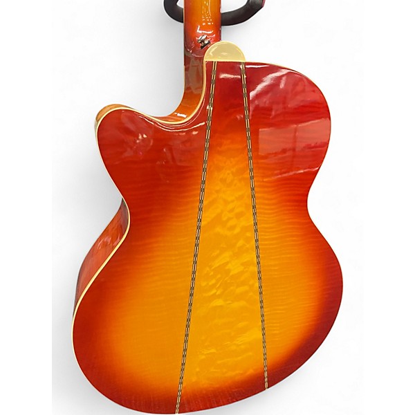 Used Takamine EG523CDX 2 Color Sunburst Acoustic Electric Guitar