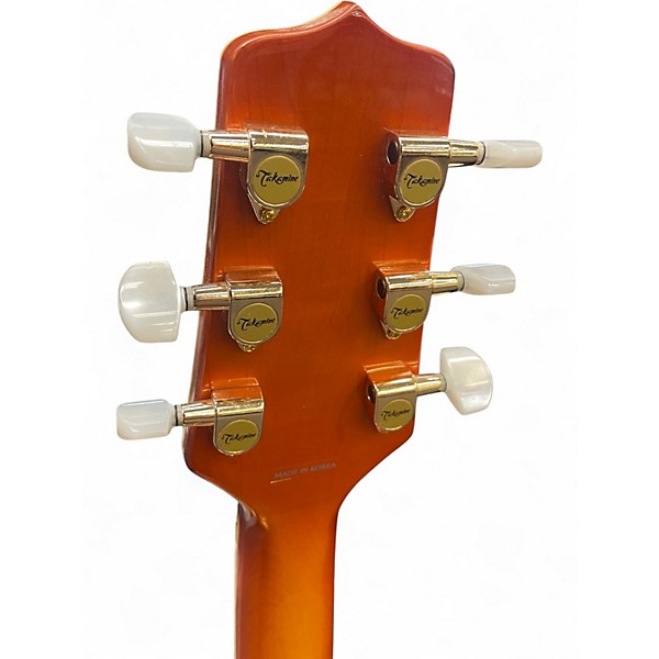 Used Takamine EG523CDX 2 Color Sunburst Acoustic Electric Guitar