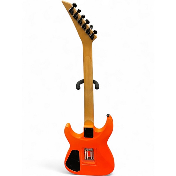 Used Jackson JS32 Dinky Neon Orange Solid Body Electric Guitar