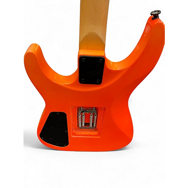 Used Jackson JS32 Dinky Neon Orange Solid Body Electric Guitar