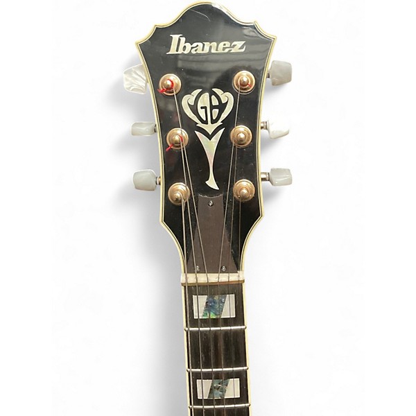 Used Ibanez GB10SE George Benson Signiture Vintage Sunburst Hollow Body Electric Guitar