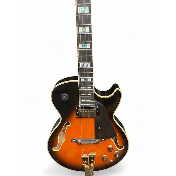 Used Ibanez GB10SE George Benson Signiture Vintage Sunburst Hollow Body Electric Guitar