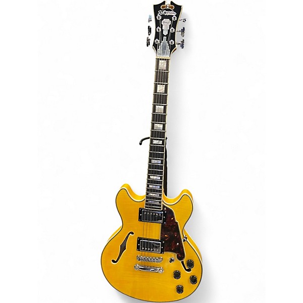 Used D'Angelico PREMIER MINI DC XT Yellow Hollow Body Electric Guitar