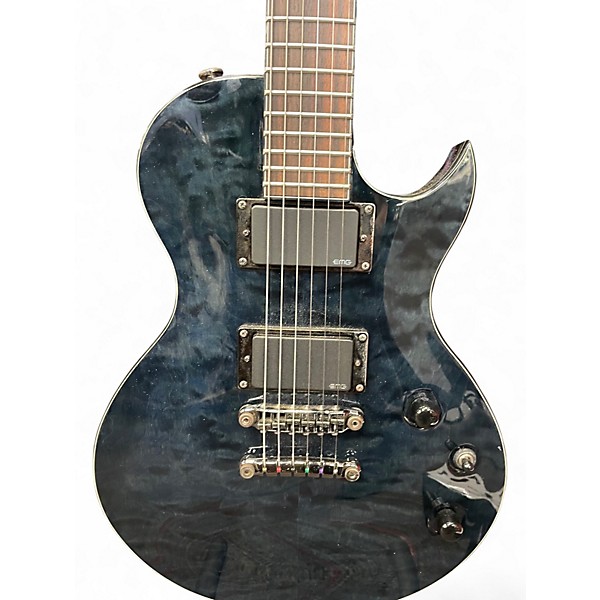 Used Ibanez arz800 trans black Solid Body Electric Guitar