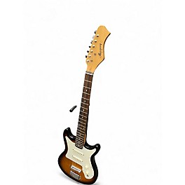 Used Harmony H804 2 Color Sunburst Solid Body Electric Guitar