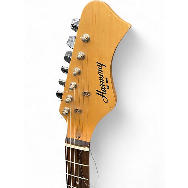 Used Harmony H804 2 Color Sunburst Solid Body Electric Guitar