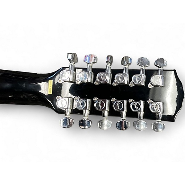 Used Fender DG-16E 12 String Black 12 String Acoustic Electric Guitar