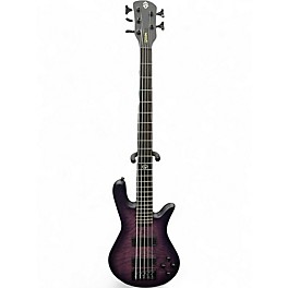 Used Spector NS PULSE II 5 PURPLE Electric Bass Guitar