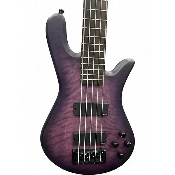 Used Spector NS PULSE II 5 PURPLE Electric Bass Guitar