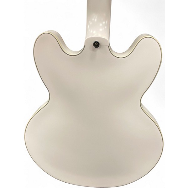 Used Epiphone Emily Wolfe "White Wolfe" Sheraton Bone White Hollow Body Electric Guitar