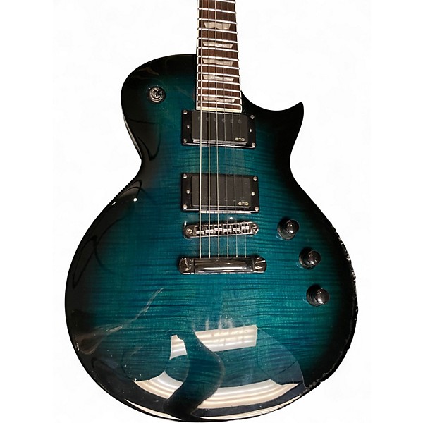 Used ESP LTD EC330 blue Solid Body Electric Guitar