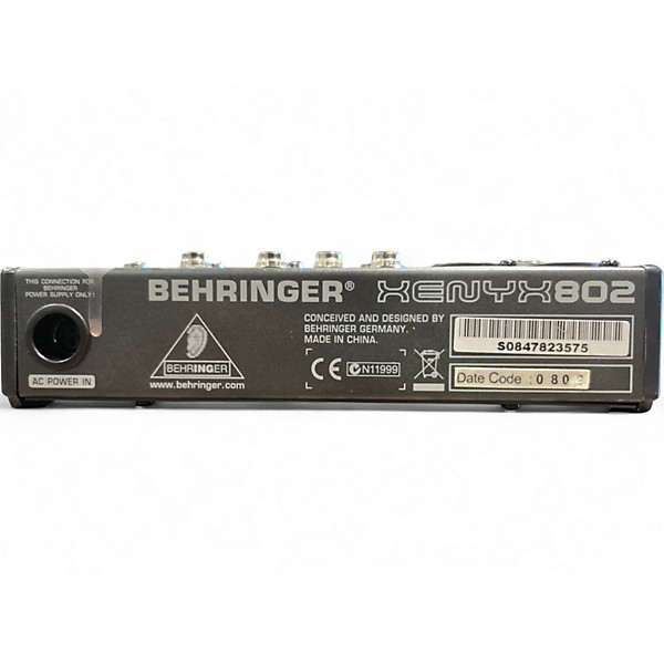 Used Behringer Xenyx 802 Unpowered Mixer