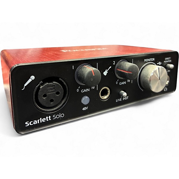 Used Focusrite Scarlett Solo Gen 2 Audio Interface