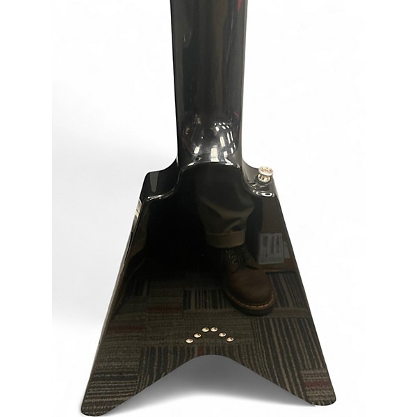 Used Epiphone Flying V Black Solid Body Electric Guitar