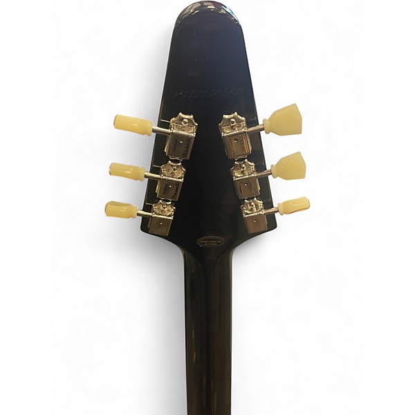 Used Epiphone Flying V Black Solid Body Electric Guitar