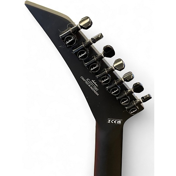 Used Jackson KING V KVX-MG7 Black Solid Body Electric Guitar