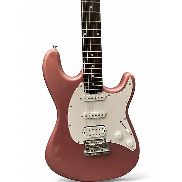 Used Sterling by Music Man Cutlass Rose Gold Solid Body Electric Guitar