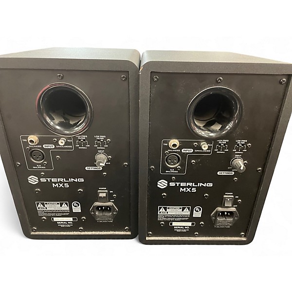 Used Sterling Audio MX5 Pair Powered Monitor