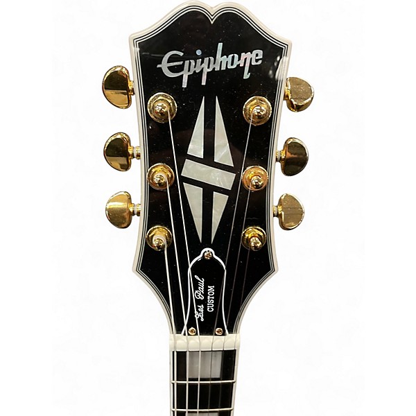 Used Epiphone Les Paul Custom Iced Tea Solid Body Electric Guitar