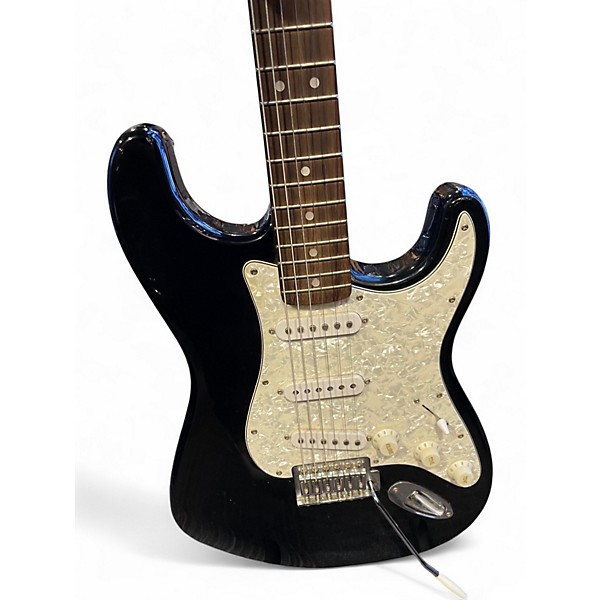 Used Squier STRAT Black Solid Body Electric Guitar