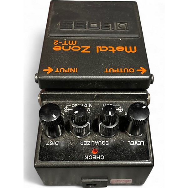 Used BOSS MT2 Metal Zone Distortion Effect Pedal
