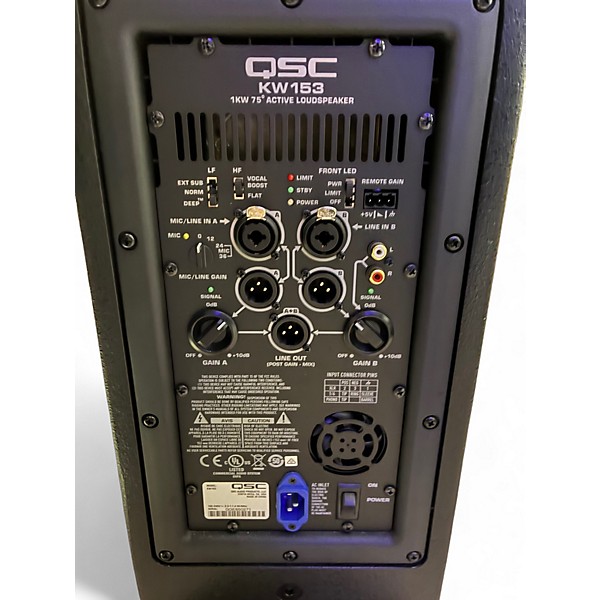 Used QSC KW153 15in 3-Way Powered Speaker