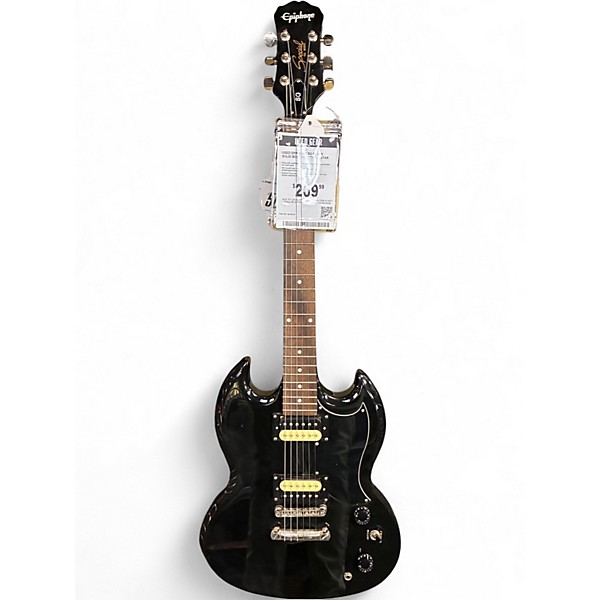 Used Epiphone SG BLACK Solid Body Electric Guitar