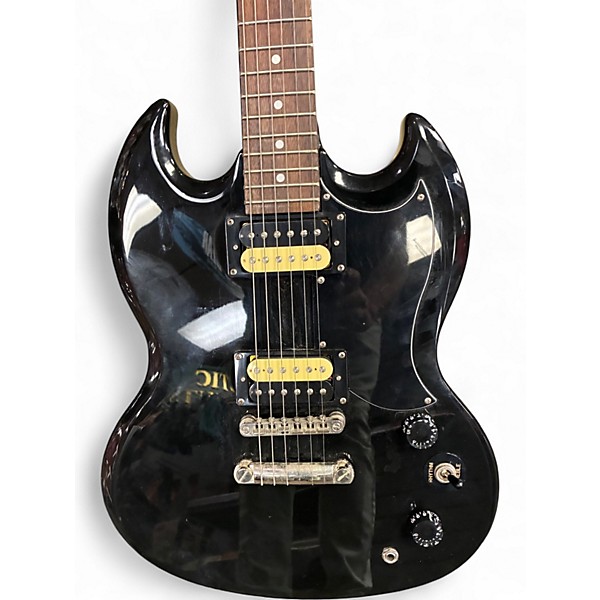 Used Epiphone SG BLACK Solid Body Electric Guitar