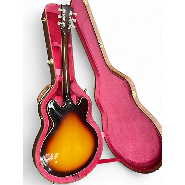 Used 2023 Gibson Custom 1959 ES335 Vintage Sunburst Hollow Body Electric Guitar