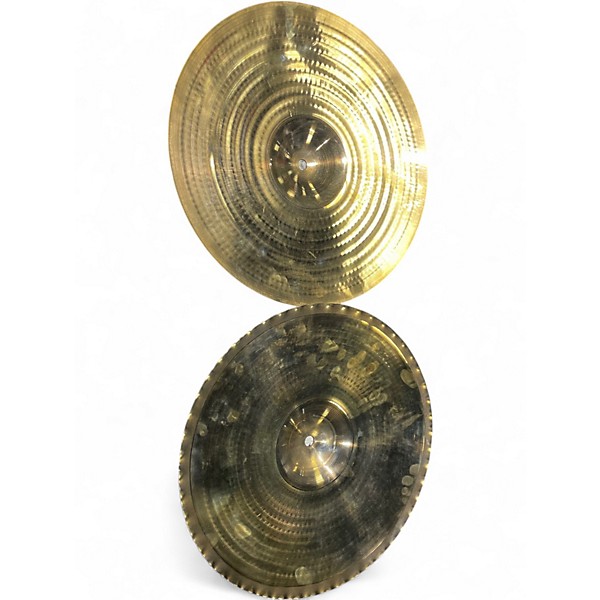 Used Zildjian 14in A Custom Mastersound Hi Hat Pair Cymbal