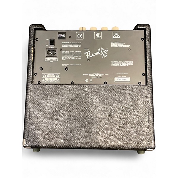 Used Fender Rumble 15 15W 1X8 Bass Combo Amp