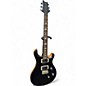 Used PRS CE 24 black top Satin Black Solid Body Electric Guitar thumbnail