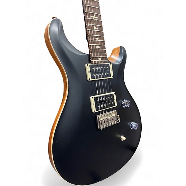 Used PRS CE 24 black top Satin Black Solid Body Electric Guitar