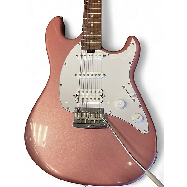 Used Sterling by Music Man Cutlass HSS Rose Gold Solid Body Electric Guitar