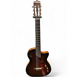 Used Cordoba Stage Edge Burst Classical Acoustic Electric Guitar