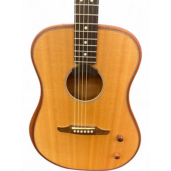 Used Fender Highway Dreadnuaght Natural Acoustic Electric Guitar