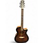 Used Luna Vintage Dreadnought Cutaway Acoustic Electric - Solid Top Mahogany Acoustic Electric Guitar thumbnail