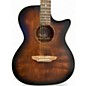 Used Luna Vintage Dreadnought Cutaway Acoustic Electric - Solid Top Mahogany Acoustic Electric Guitar