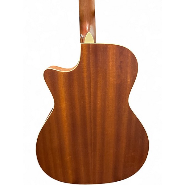 Used Luna Vintage Dreadnought Cutaway Acoustic Electric - Solid Top Mahogany Acoustic Electric Guitar