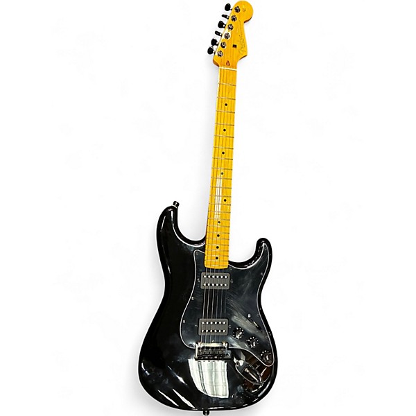 Used Fender 70TH DELUXE STRATOCASTER BLACK Solid Body Electric Guitar